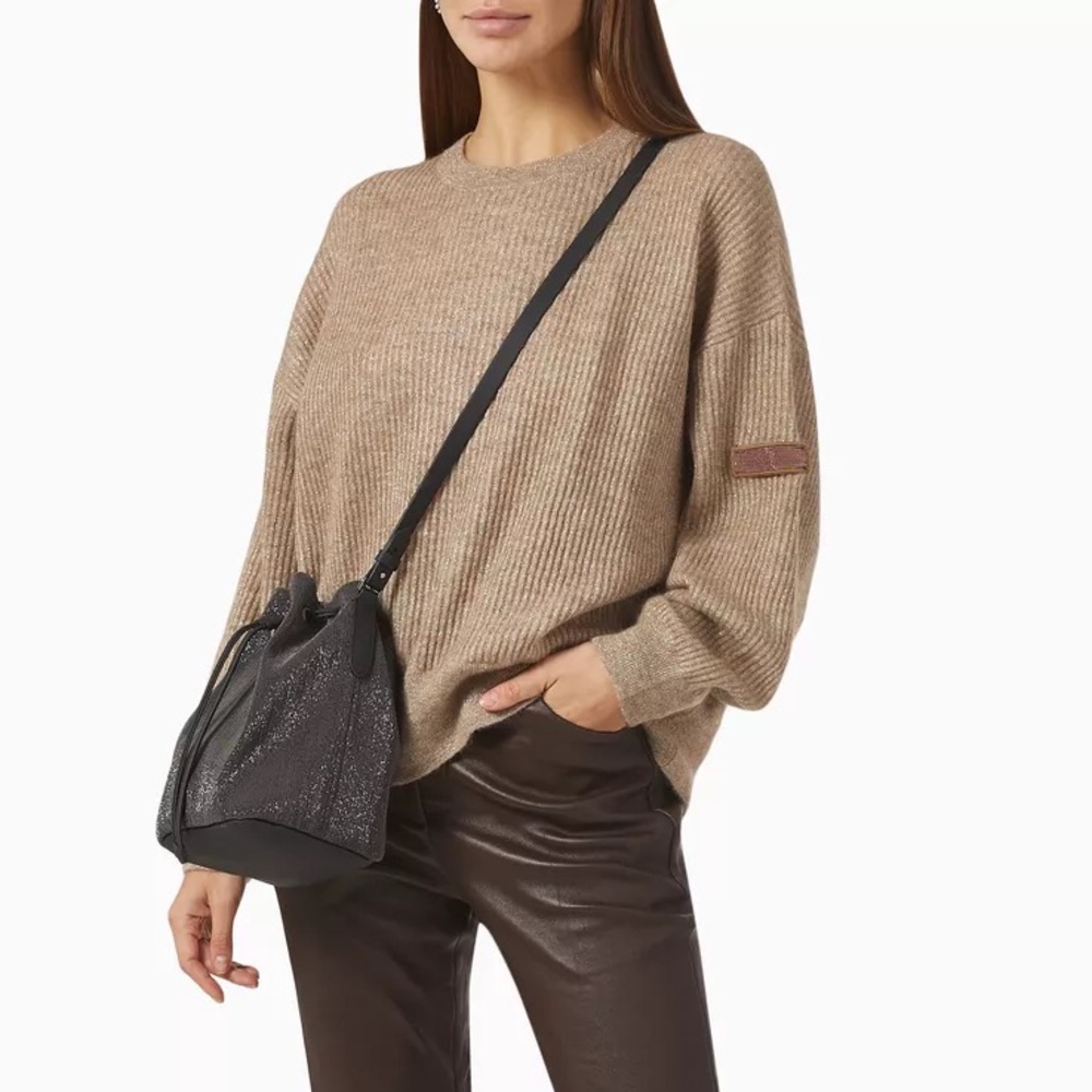 Brunello Cuccinelli Sweater in Shimmery Mohair